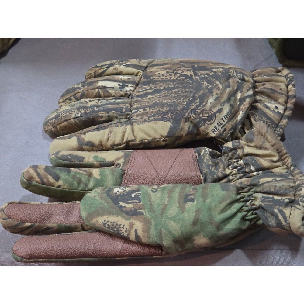 Gates Hunting Gloves Men O Realtree Camo Brown Thermolite Insulated Outdoor